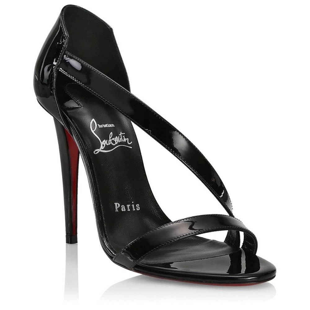 Christian Louboutin Astridal 100 Patent Leather Sandals